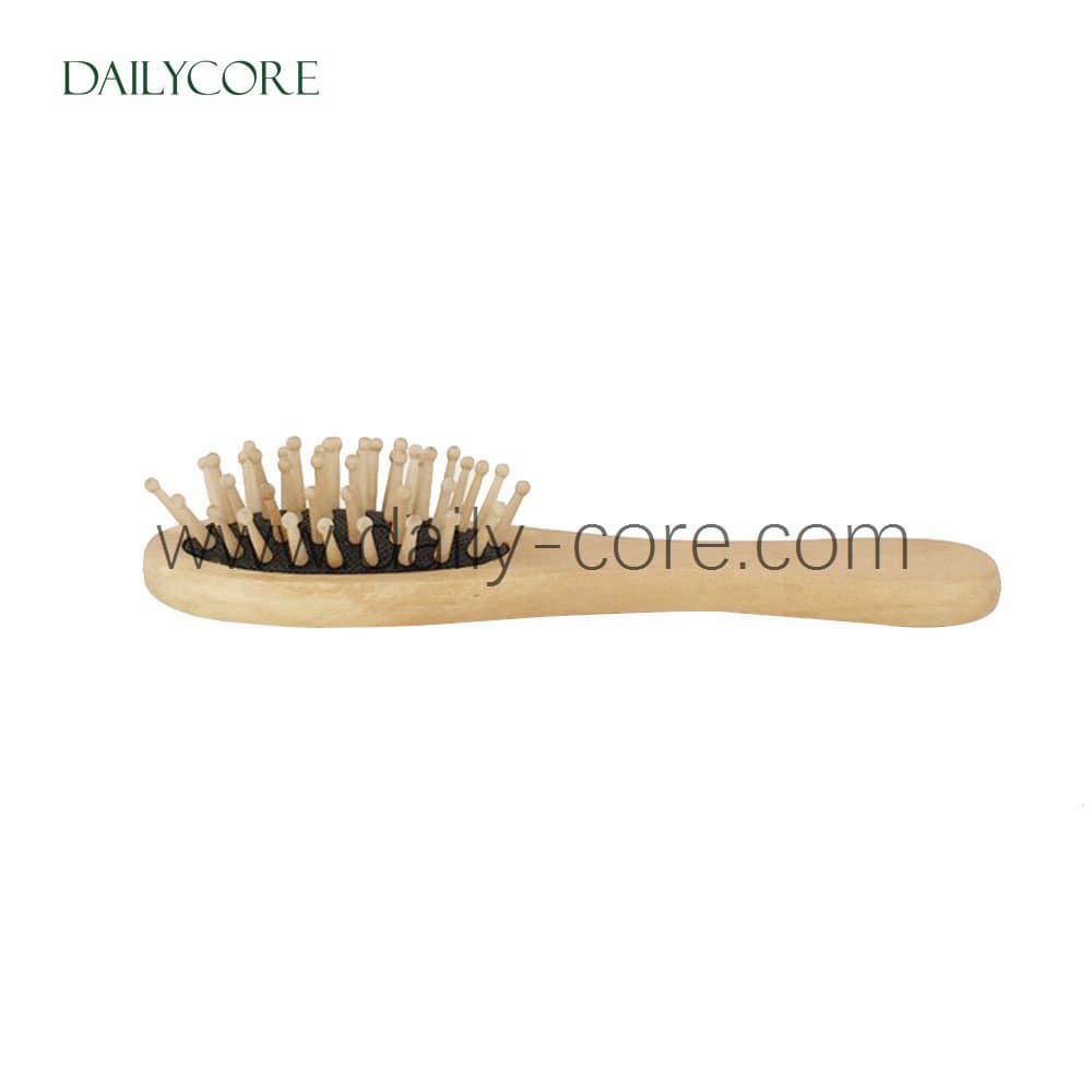 Natural Wooden Massage Hair Brush DC_HB001